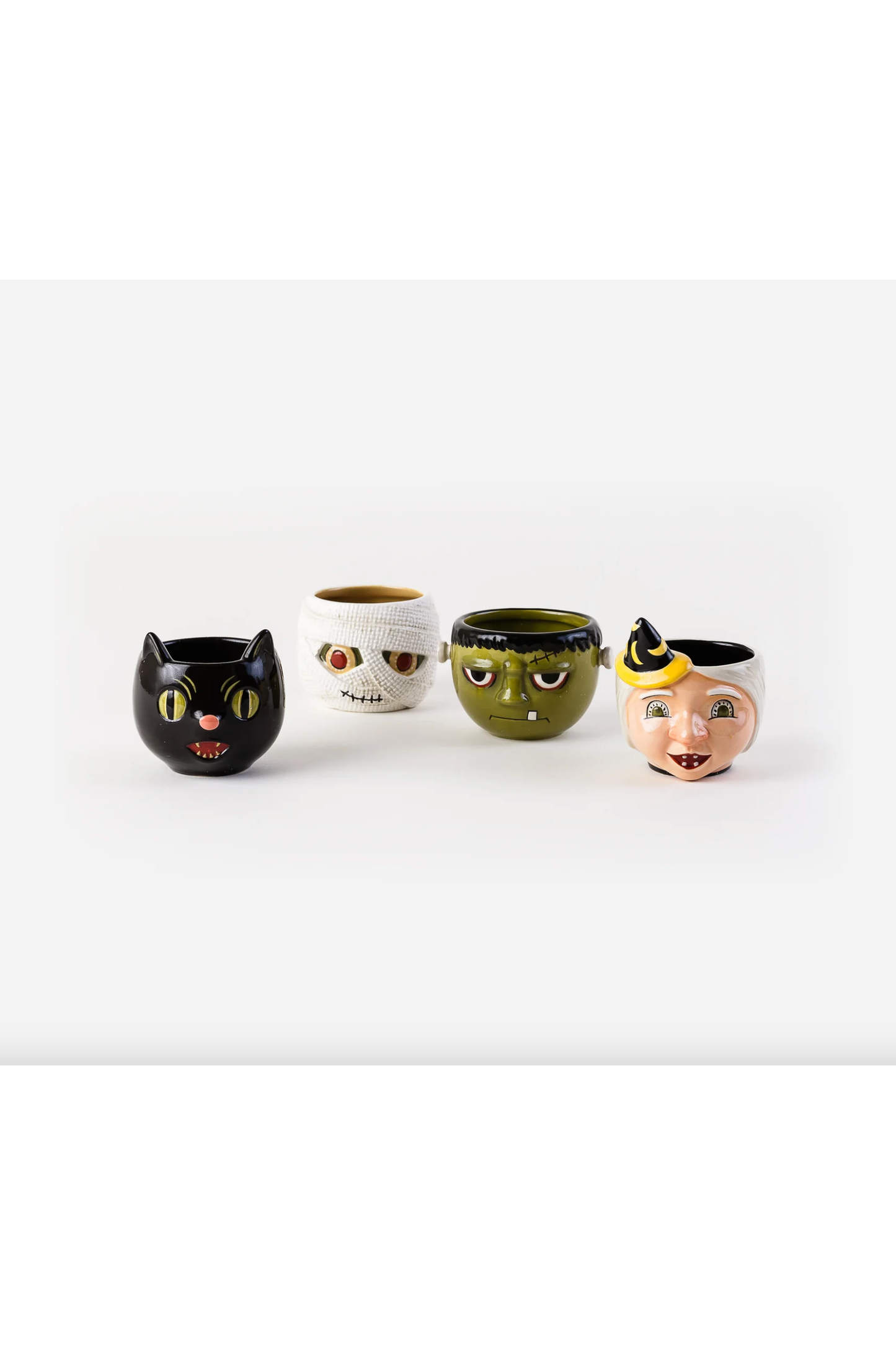 Halloween Ceramic Little Decor Mugs Set