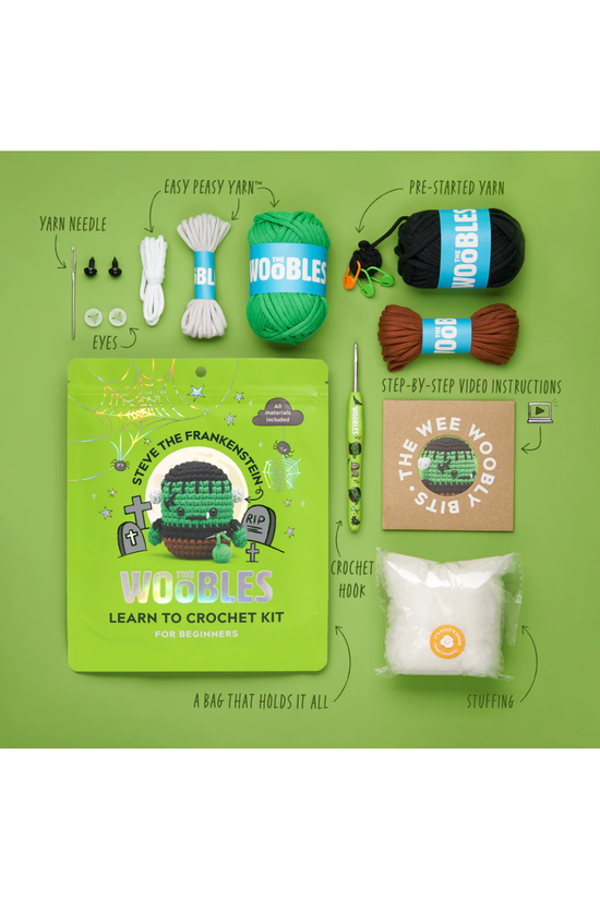 Steve The Frankenstein Woobles Crochet Kit