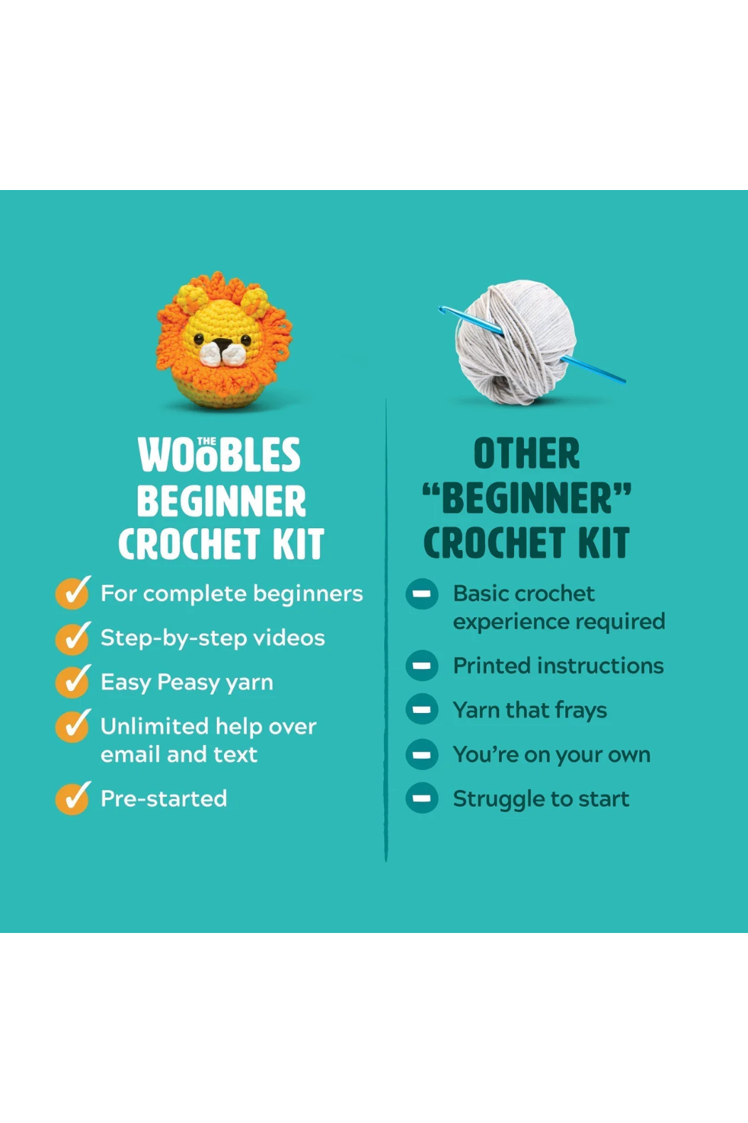 Steve The Frankenstein Woobles Crochet Kit