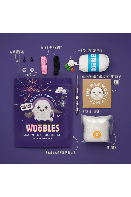 Snooky the Ghost Woobles Crochet Kit