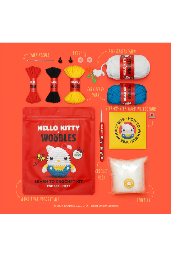 Hello Kitty Woobles Crochet Kit