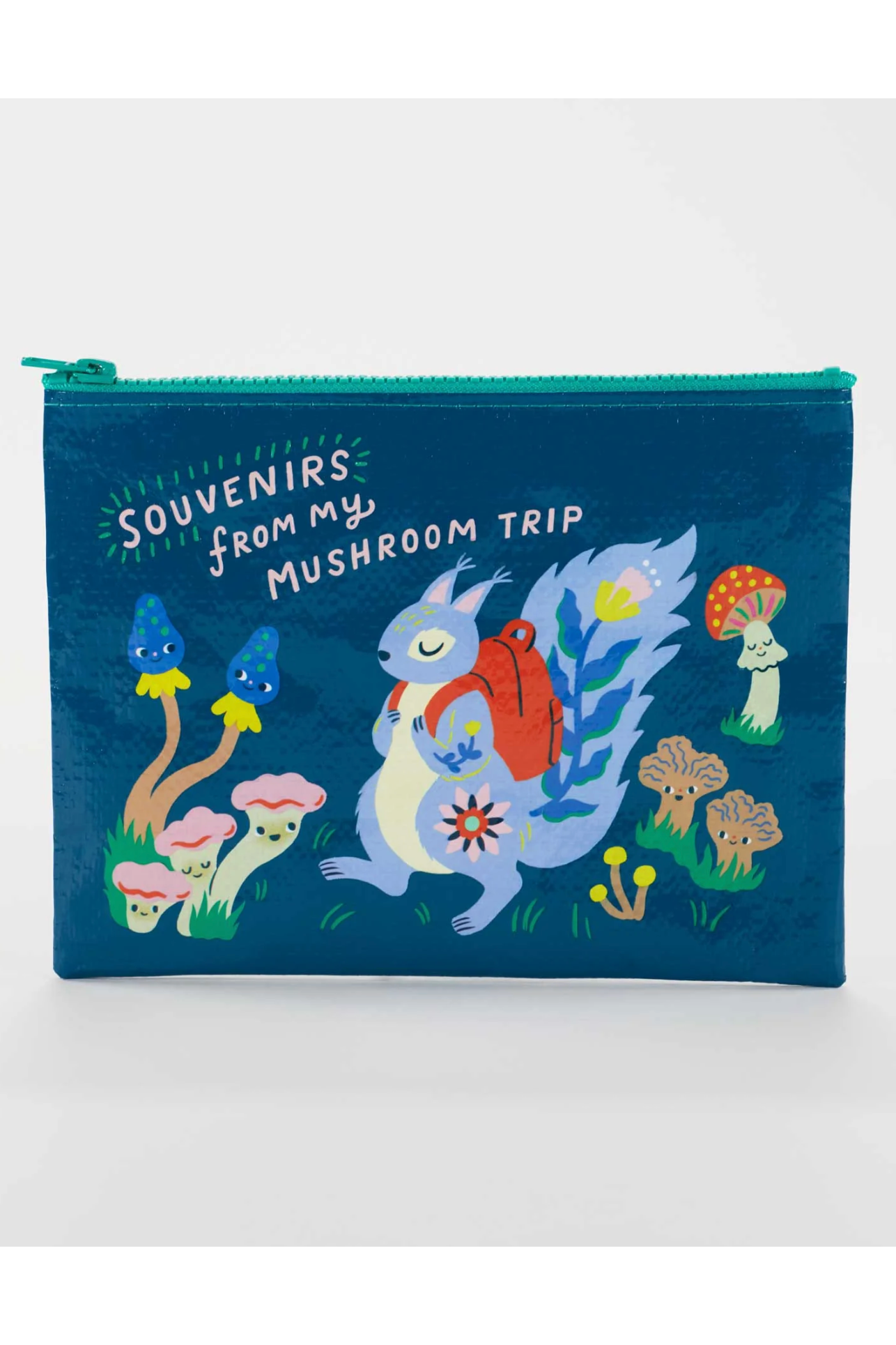 Souvenirs From My Mushroom Trip Zipper Recycled Pouch
