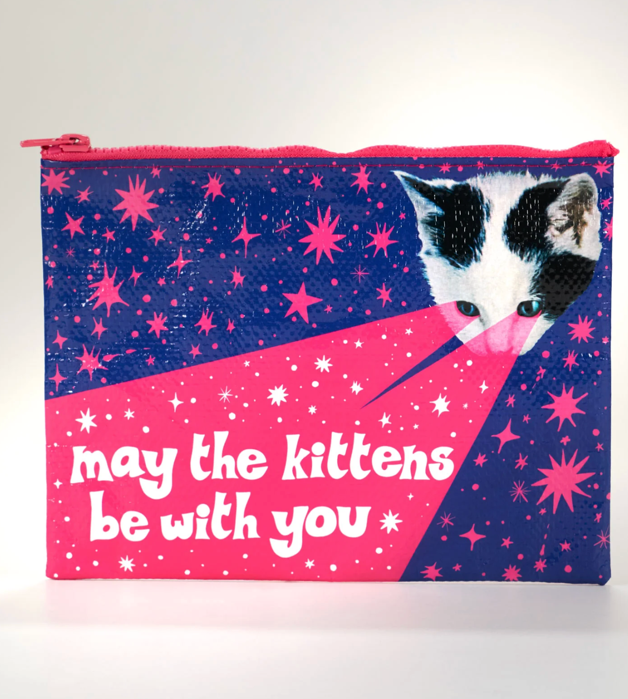 May The Kittens Be With You Recycled Zipper Pouch