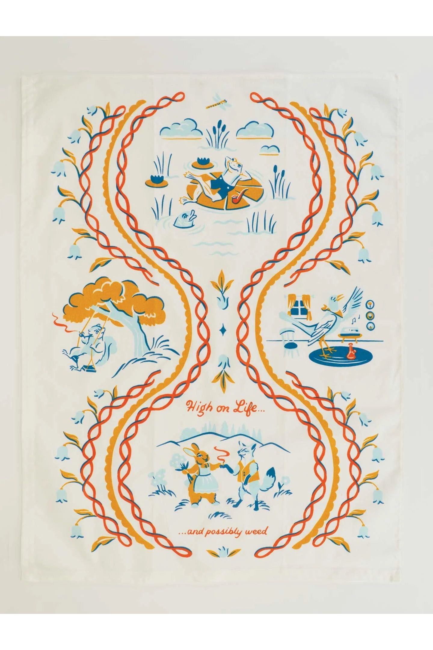 High On Life Dish Towel