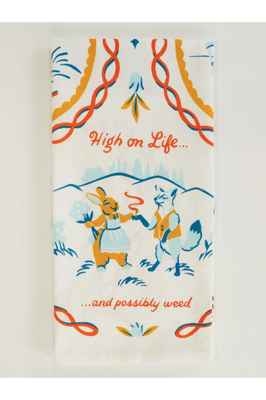 High On Life Dish Towel