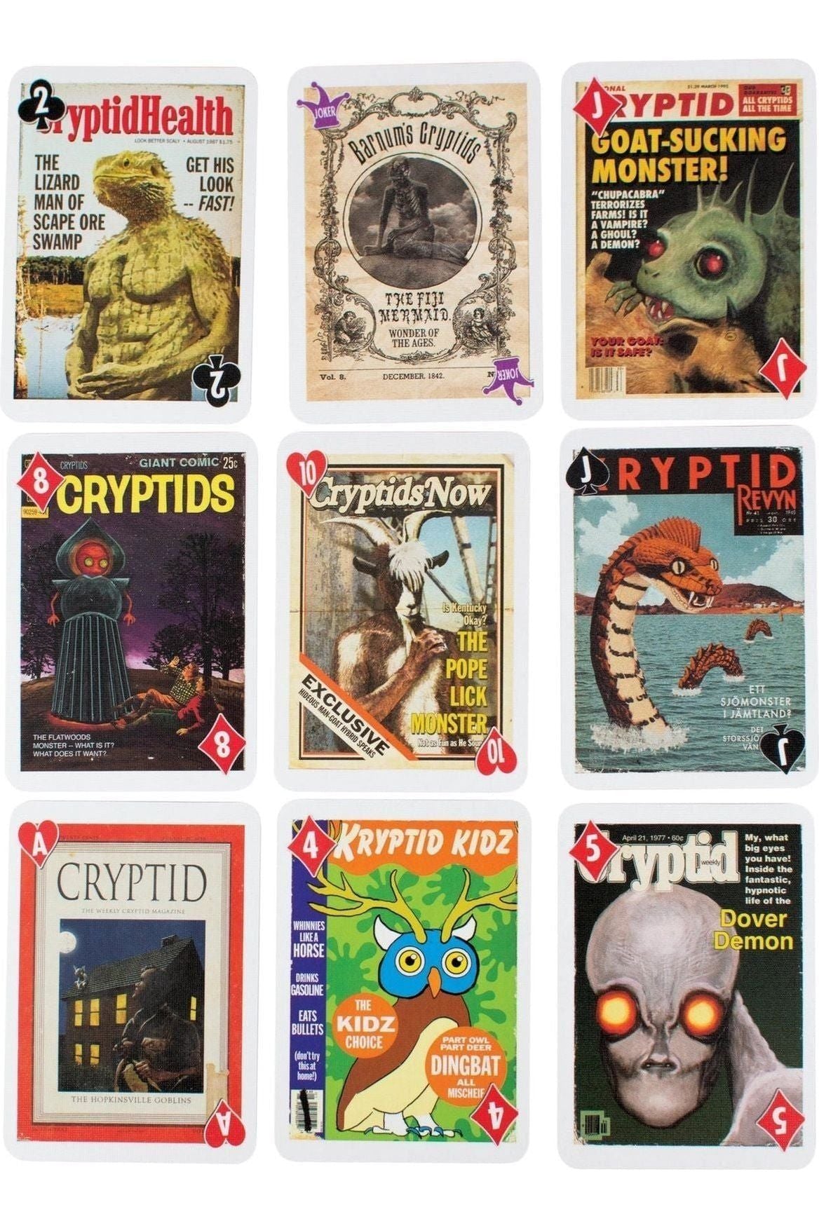 Cryptid Playing Card Set