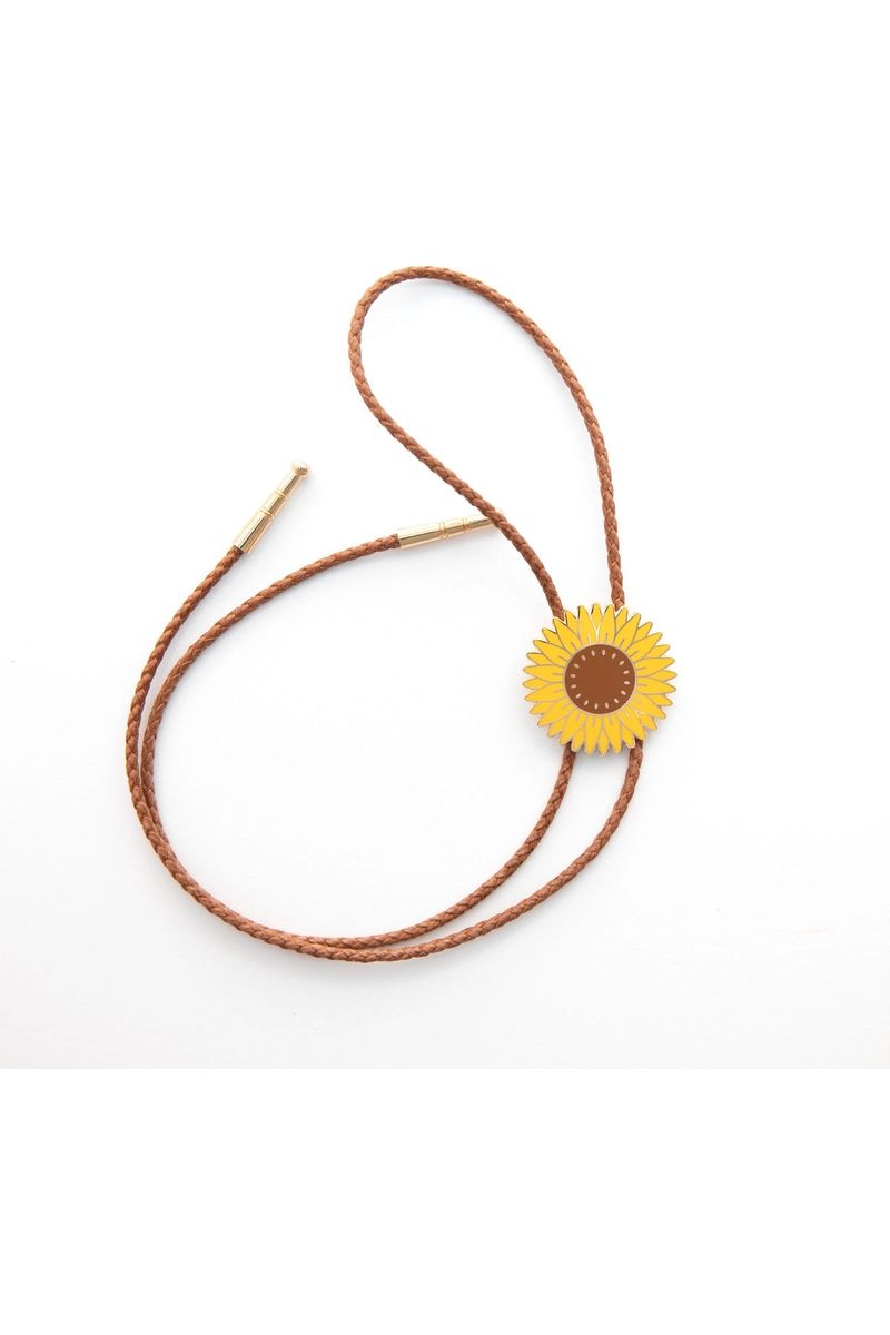 Sunflower Bolo Tie