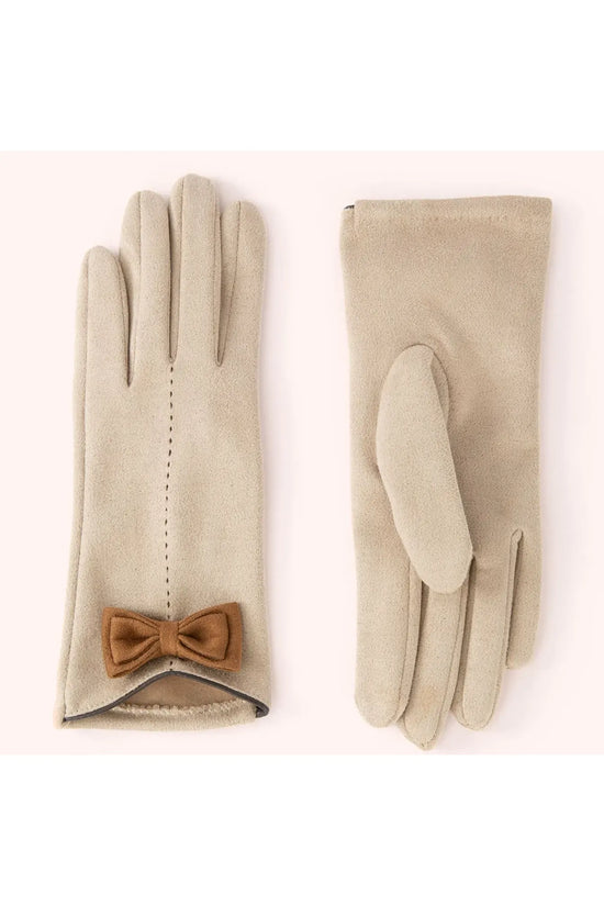 Taupe & Chocolate Fall Winter Fashion Gloves