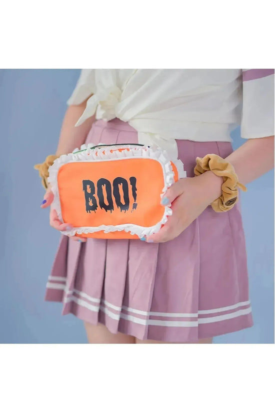 Boo! Ghost Ruffle Clutch Pouch