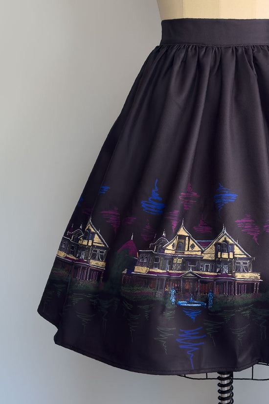 Winchester Mystery House® Novelty Print Skirt