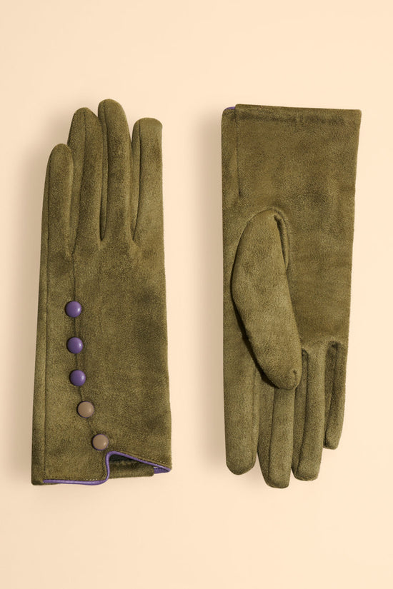 Parisian Inspired Fashion Gloves Sage