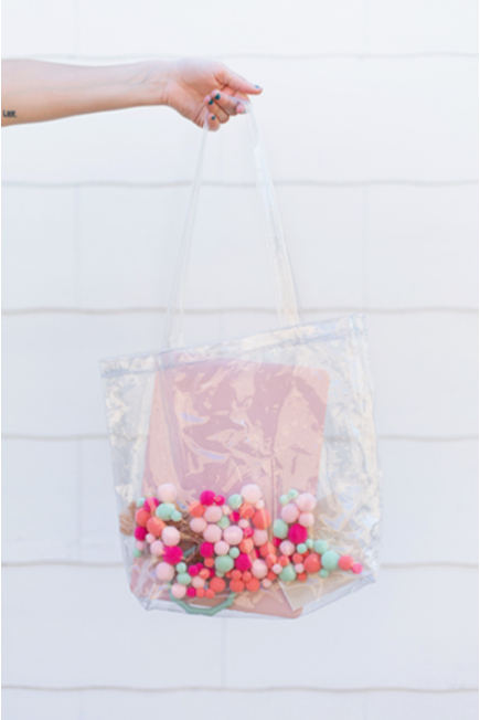 Cute Pom Poms Tote Bag