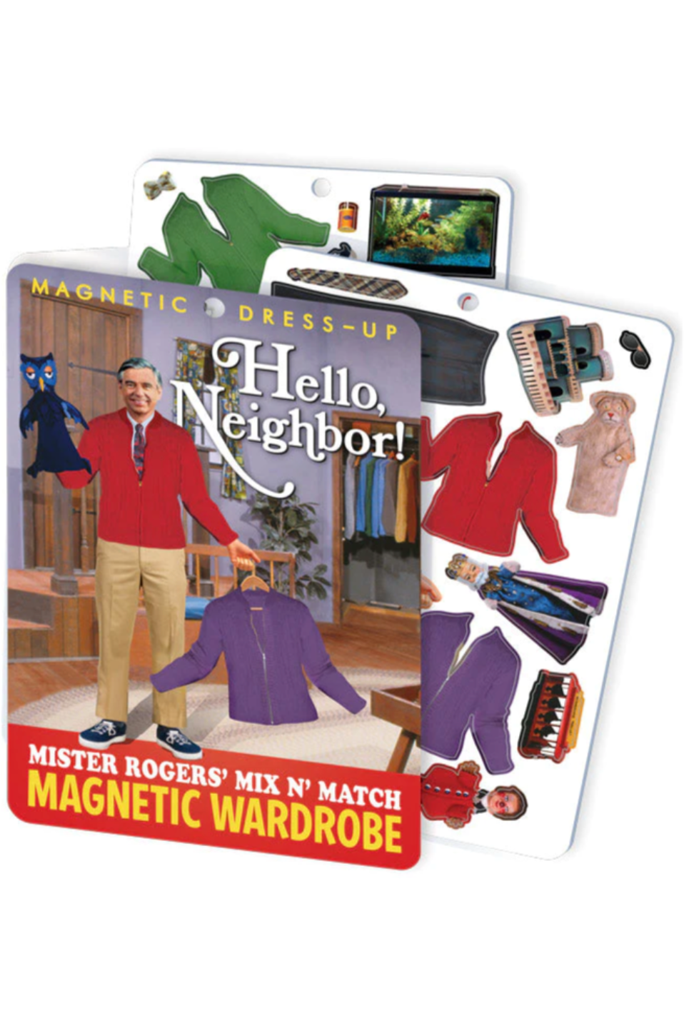 Load image into Gallery viewer, Mr. Rogers Magnetic Dress Up Play Set
