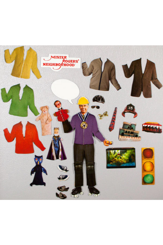 Load image into Gallery viewer, Mr. Rogers Magnetic Dress Up Play Set
